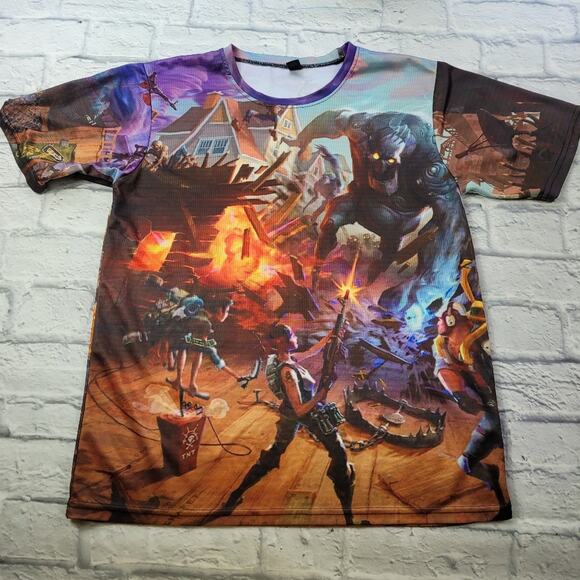 All Over Print Anime T-shirt size Large - Picture 1 of 16